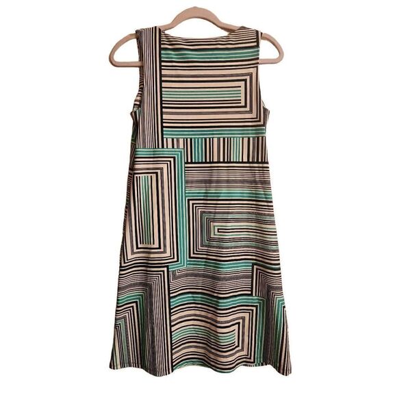 Jude Connelly geometric print tank stretch dress size small - Picture 2 of 7